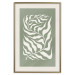 Wall Poster Plant on a Sage Background - Abstract Leaves Inspired by Matisse 150064 additionalThumb 27
