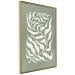 Wall Poster Plant on a Sage Background - Abstract Leaves Inspired by Matisse 150064 additionalThumb 8