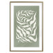 Wall Poster Plant on a Sage Background - Abstract Leaves Inspired by Matisse 150064 additionalThumb 25