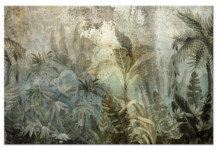 Canvas Jungle - Exotic Forest on an Island in the Colors of Natural Green 151464