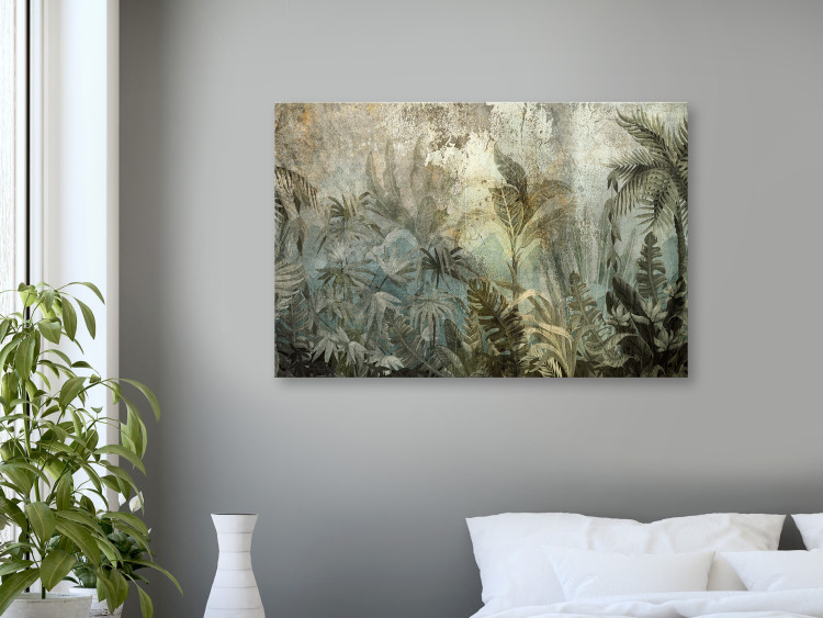 Canvas Jungle - Exotic Forest on an Island in the Colors of Natural Green 151464 additionalImage 3