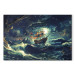 Large canvas print Zapomniany rejs - zaginiony statek piracki płynący w nieznane [Large Format] 151564