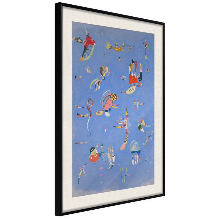 Wall Poster Blue - A Composition With Abstract Forms by Kandinsky 151664 additionalImage 6