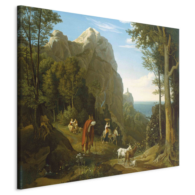 Reproduction Painting Valley at Amalfi with view of the Bay of Salerno 157264 additionalImage 2