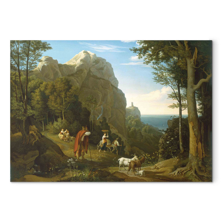 Reproduction Painting Valley at Amalfi with view of the Bay of Salerno 157264