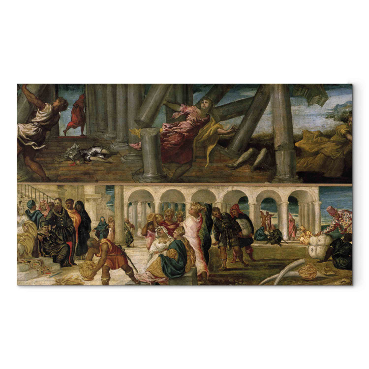 Art Reproduction The Death of Samson, The Queen of Sheba before King Solomon 157764