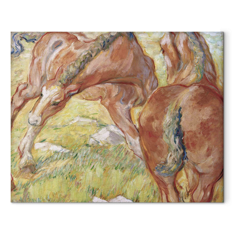 Reproduction Painting Mutterpferd und Fohlen 159464
