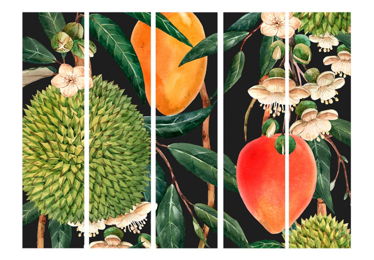 Room Divider Screen Exotic Fruits - Colorful Tropical Flora II [Room Dividers] 159564 additionalImage 3