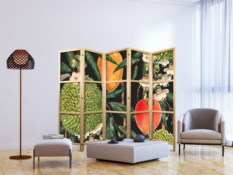 Room Divider Screen Exotic Fruits - Colorful Tropical Flora II [Room Dividers] 159564 additionalImage 6