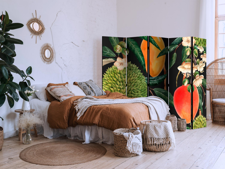 Room Divider Screen Exotic Fruits - Colorful Tropical Flora II [Room Dividers] 159564 additionalImage 2