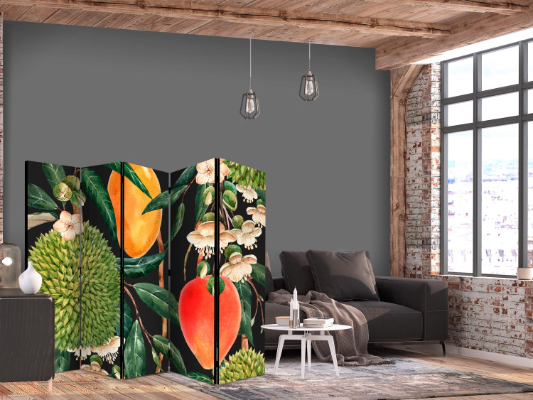 Room Divider Screen Exotic Fruits - Colorful Tropical Flora II [Room Dividers] 159564 additionalImage 4