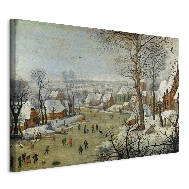 Art Reproduction Winter Landscape with Skaters and a Bird Trap  159664 additionalImage 2