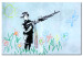 Canvas Art Print Boy with Gun by Banksy 88864