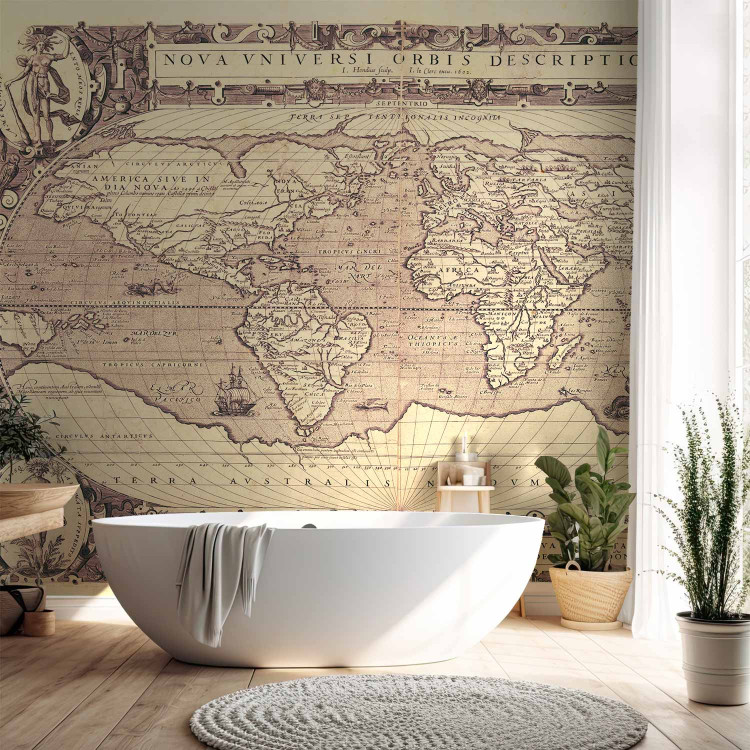 Wall Mural Retro style world map - outline of continents with inscriptions in Latin 93964 additionalImage 8