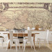 Wall Mural Retro style world map - outline of continents with inscriptions in Latin 93964 additionalThumb 6