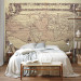 Wall Mural Retro style world map - outline of continents with inscriptions in Latin 93964 additionalThumb 2