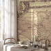 Wall Mural Retro style world map - outline of continents with inscriptions in Latin 93964 additionalThumb 7