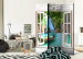 Room Divider Screen Thai Paradise - window on a stone texture overlooking water and mountains 95964 additionalThumb 4