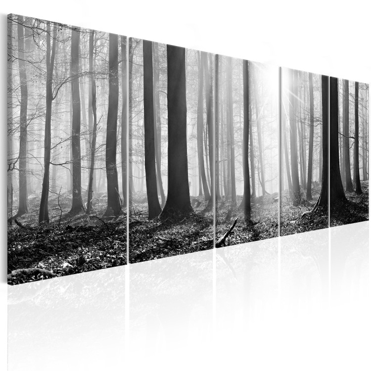 Canvas Print Monochrome Forest 98564 additionalImage 2