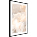 Wall Poster Abstraction with Clouds - White geometric letters and dense clouds in the background 114374 additionalThumb 11