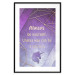 Poster Be Yourself - geometric purple composition with English text 114574 additionalThumb 17