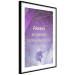 Poster Be Yourself - geometric purple composition with English text 114574 additionalThumb 11
