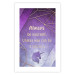 Poster Be Yourself - geometric purple composition with English text 114574 additionalThumb 25