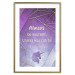 Poster Be Yourself - geometric purple composition with English text 114574 additionalThumb 14