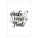 Poster Make Today Great - black motivational English text on a white background 114674 additionalThumb 18