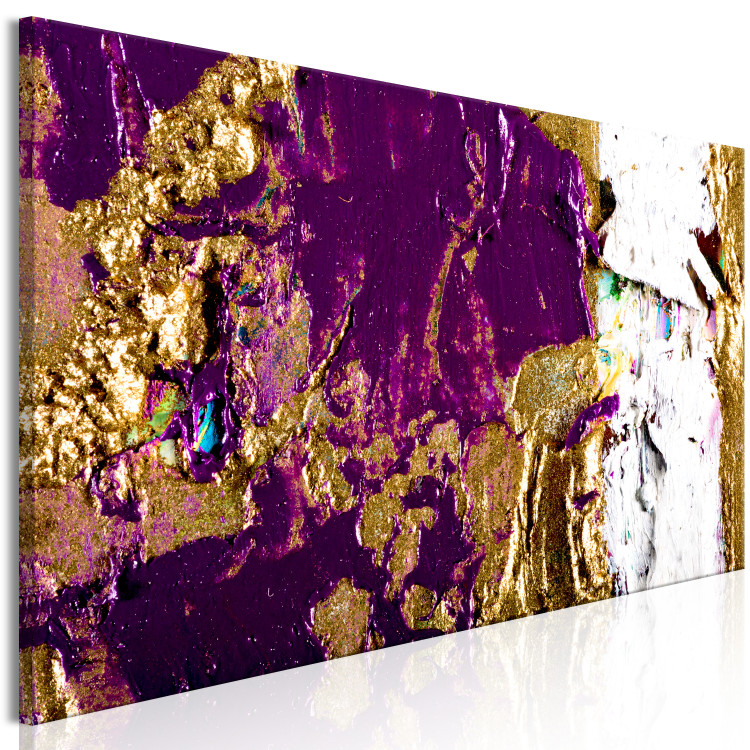 Canvas Print Purple Wave (1 Part) Narrow 114974 additionalImage 2