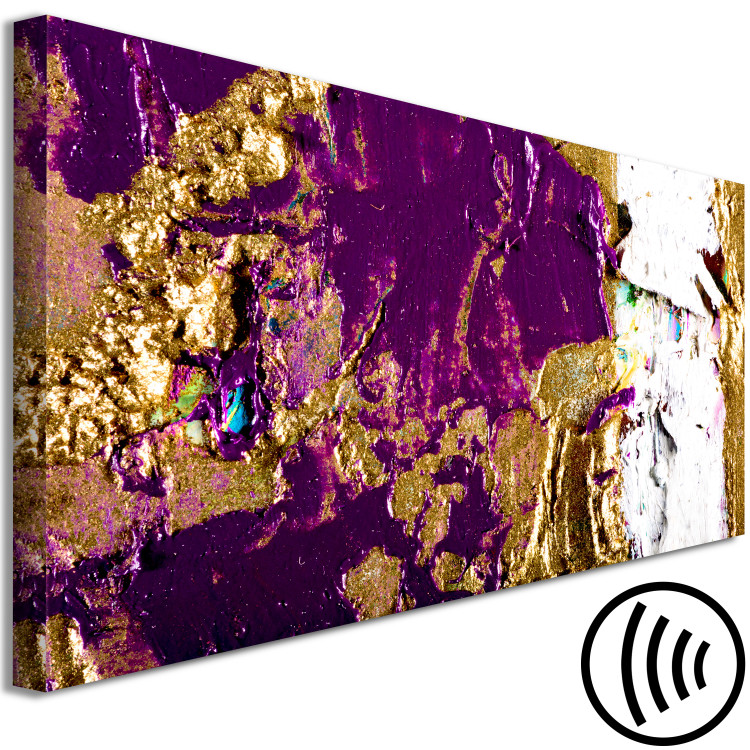 Canvas Print Purple Wave (1 Part) Narrow 114974 additionalImage 6