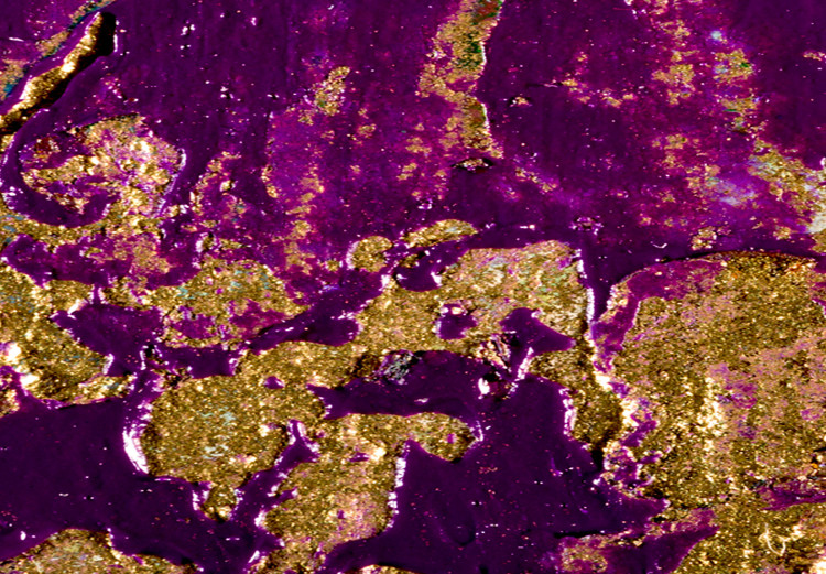 Canvas Print Purple Wave (1 Part) Narrow 114974 additionalImage 5