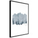 Poster Slice of Siberia - winter landscape of forest trees and misty sky 117774 additionalThumb 11