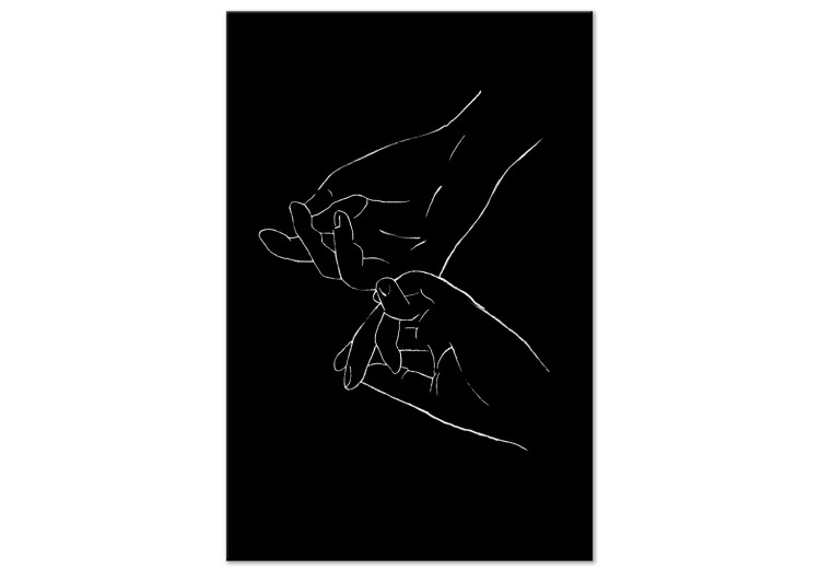 Canvas Touch in Lineart Style (1-part) - Hands in Black and White 117874