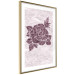 Wall Poster Splinters of Love - pink botanical composition with a rose flower and leaves 118274 additionalThumb 8