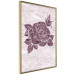 Wall Poster Splinters of Love - pink botanical composition with a rose flower and leaves 118274 additionalThumb 12
