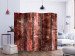 Room Divider Screen Purple Wood II - texture of wooden planks in a reddish shade 122974 additionalThumb 2