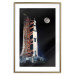 Wall Poster Destination - illuminated rocket in a docking station against the moon backdrop 123174 additionalThumb 14
