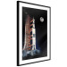 Wall Poster Destination - illuminated rocket in a docking station against the moon backdrop 123174 additionalThumb 13