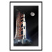 Wall Poster Destination - illuminated rocket in a docking station against the moon backdrop 123174 additionalThumb 17