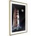 Wall Poster Destination - illuminated rocket in a docking station against the moon backdrop 123174 additionalThumb 8