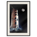 Wall Poster Destination - illuminated rocket in a docking station against the moon backdrop 123174 additionalThumb 18