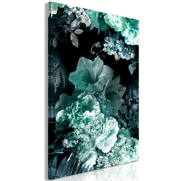 Canvas Print Emerald Garden (1 Part) Vertical 123474 additionalImage 2