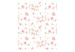 Room Divider Fresh Magnolias (3-piece) - delicate pink flowers on white background 124274 additionalThumb 3
