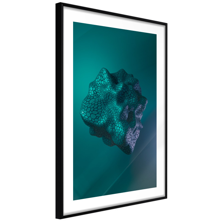 Wall Poster Gamma - abstract figure resembling plasma in blue colors 125674 additionalImage 11
