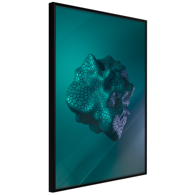 Wall Poster Gamma - abstract figure resembling plasma in blue colors 125674 additionalImage 10