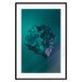 Wall Poster Gamma - abstract figure resembling plasma in blue colors 125674 additionalThumb 15