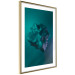Wall Poster Gamma - abstract figure resembling plasma in blue colors 125674 additionalThumb 6