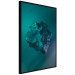 Wall Poster Gamma - abstract figure resembling plasma in blue colors 125674 additionalThumb 10