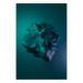 Wall Poster Gamma - abstract figure resembling plasma in blue colors 125674